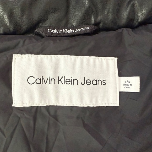 Calvin Klein Puffer Vest for Men Size Size L Black - Picture 5 of 9